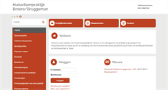 Desktop Screenshot of huisartsen-broere-bruggeman.praktijkinfo.nl