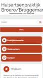 Mobile Screenshot of huisartsen-broere-bruggeman.praktijkinfo.nl