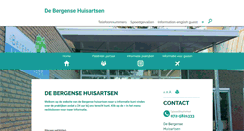 Desktop Screenshot of debergensehuisartsen.praktijkinfo.nl