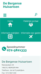 Mobile Screenshot of debergensehuisartsen.praktijkinfo.nl