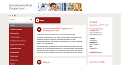 Desktop Screenshot of huisartsendapperbuurt.praktijkinfo.nl
