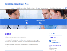 Tablet Screenshot of denes.praktijkinfo.nl