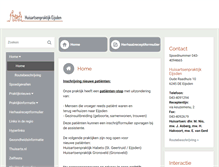 Tablet Screenshot of huisartsenpraktijkeijsden.praktijkinfo.nl