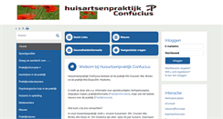 Desktop Screenshot of confucius37.praktijkinfo.nl