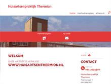 Tablet Screenshot of huisartsenlent.praktijkinfo.nl