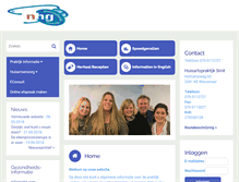 Tablet Screenshot of huisartspraktijksmit.praktijkinfo.nl