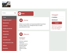 Tablet Screenshot of huisartsenpraktijkkorpershoek.praktijkinfo.nl