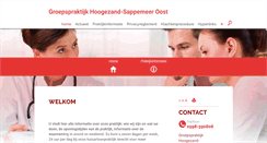 Desktop Screenshot of groepspraktijk-sappemeer.praktijkinfo.nl