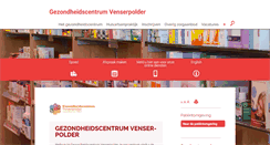 Desktop Screenshot of gezondheidscentrumvenserpolder.praktijkinfo.nl