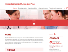 Tablet Screenshot of mvanderplas.praktijkinfo.nl
