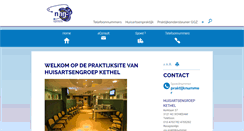 Desktop Screenshot of kethel.praktijkinfo.nl