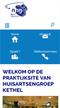 Mobile Screenshot of kethel.praktijkinfo.nl