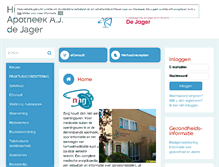 Tablet Screenshot of ajdejager.praktijkinfo.nl