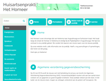 Tablet Screenshot of hethomeer.praktijkinfo.nl