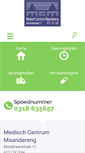 Mobile Screenshot of huisartsenmcm.praktijkinfo.nl