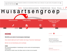Tablet Screenshot of huisartshaaksbergen.praktijkinfo.nl