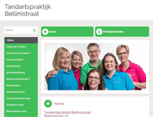 Tablet Screenshot of bellinistraat.praktijkinfo.nl