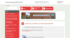 Desktop Screenshot of huisartsenpraktijkwest.praktijkinfo.nl