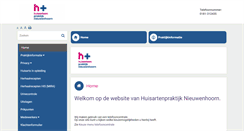 Desktop Screenshot of hapnieuwenhoorn.praktijkinfo.nl