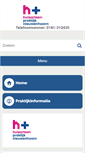 Mobile Screenshot of hapnieuwenhoorn.praktijkinfo.nl