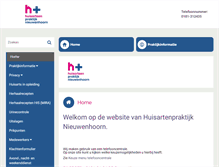 Tablet Screenshot of hapnieuwenhoorn.praktijkinfo.nl