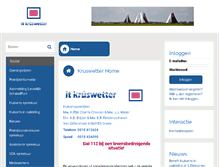 Tablet Screenshot of itkruswetter.praktijkinfo.nl