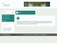 Tablet Screenshot of hetbaken.praktijkinfo.nl