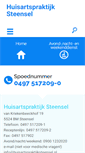 Mobile Screenshot of huisartspraktijksteensel.praktijkinfo.nl