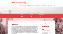 Desktop Screenshot of mcrembrandtvanrijn.praktijkinfo.nl