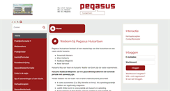 Desktop Screenshot of pegasushuisartsen.praktijkinfo.nl
