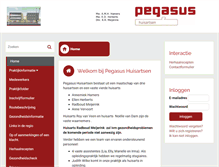 Tablet Screenshot of pegasushuisartsen.praktijkinfo.nl
