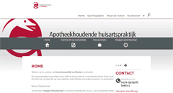 Desktop Screenshot of huisartsvanblooijs.praktijkinfo.nl