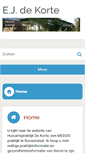 Mobile Screenshot of dekorte.praktijkinfo.nl