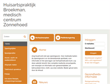 Tablet Screenshot of broekman.praktijkinfo.nl