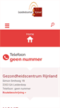 Mobile Screenshot of gc-rijnland.praktijkinfo.nl