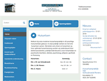 Tablet Screenshot of huisartsenkorvelplein10.praktijkinfo.nl