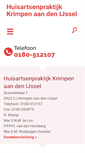 Mobile Screenshot of huisartskrimpen.praktijkinfo.nl