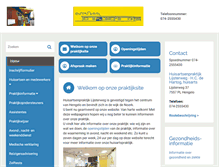 Tablet Screenshot of huisartsdehartog.praktijkinfo.nl