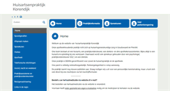 Desktop Screenshot of korendijk.praktijkinfo.nl