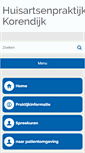 Mobile Screenshot of korendijk.praktijkinfo.nl
