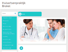 Tablet Screenshot of huisartsenpraktijkbrakel.praktijkinfo.nl