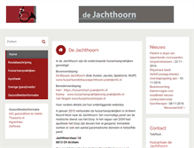 Tablet Screenshot of huisartsendejachthoorn.praktijkinfo.nl