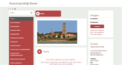 Desktop Screenshot of huisarts-barek.praktijkinfo.nl