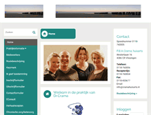 Tablet Screenshot of cramahuisarts.praktijkinfo.nl
