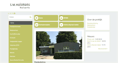 Desktop Screenshot of huisartshuismans.praktijkinfo.nl