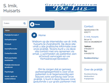 Tablet Screenshot of imik.praktijkinfo.nl