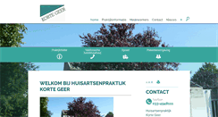 Desktop Screenshot of kortegeer.praktijkinfo.nl