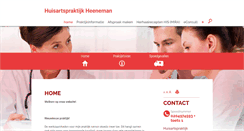 Desktop Screenshot of heeneman.praktijkinfo.nl