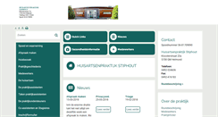 Desktop Screenshot of huisartsenpraktijkstiphout.praktijkinfo.nl