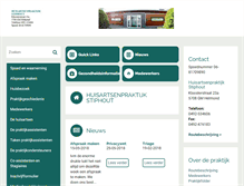 Tablet Screenshot of huisartsenpraktijkstiphout.praktijkinfo.nl